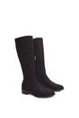 Black 'Lucia' Low Block Heel Knee High Riding Boots, Image 5 of 6