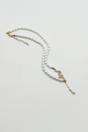 White Butterfly Pearl Chain Necklace - Gift Boxed, Image 3 of 4