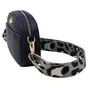 Black Bee Embellished Rounded Crossbody Bag in Black, Image 4 of 5