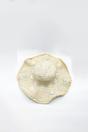 Beige Chrysanthemum Sun Hat, Image 3 of 3