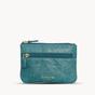 Light Blue Assots London Light Blue 'MARY' Soft Small Leather Coin Purse, Image 1 of 1
