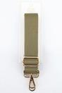 Khaki Plain Woven Wide Bag Strap, Image 4 of 4
