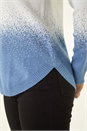 Light Blue  Ombre Soft Knit Jumper, Image 5 of 5