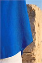 Royal Blue Curved Hem Vest Top, Image 4 of 4