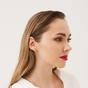 Gold Dripping Molten Natural Textured Sterling Silver Authentic Earring, Image 5 of 5