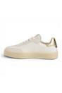 White Tamaris White Tamaris Womens White Gold Stripe Sneaker, Image 4 of 6