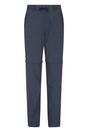 Navy Mountain Warehouse Navy Explorer ZipOff Hiking Trousers, Image 1 of 7