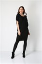 Black Slouch Cross Back Dress, Image 2 of 4