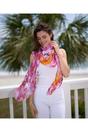 Raspberry Pia Rossini Raspberry Beau - Satin Silk Scarf, Image 1 of 1