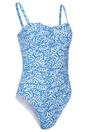 Blue Resort Tummy Control Swimsuit, Image 3 of 3