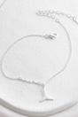Silver Sterling Silver Whale Tail Bracelet, Image 1 of 3