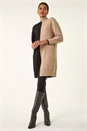 Biscuit Contrast Colour Knit Dress, Image 2 of 5