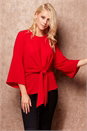Red Tie Front Top, Image 1 of 4