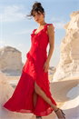 CERISE Dusk Frill Maxi Dress, Image 2 of 4