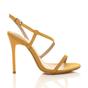 Yellow AJVANI Yellow High Heel Party Barely There Sandals, Image 2 of 6