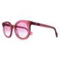 Pink Round Shiny Transparent Fuxia Pink Gradient ML0015, Image 2 of 4
