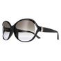 Black Salvatore Ferragamo Black Oval Black Grey Gradient SF770SA, Image 2 of 4