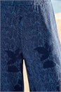 Blue Floral Abstract Trouser, Image 4 of 4