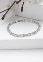 Silver Diva Oval Drop Bracelet, Image 2 of 5