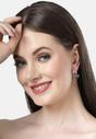 Pink Diva Collection Minimalist Petal Studs, Image 4 of 5