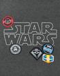 Grey Star Wars Badges Women's T-Shirt, Image 4 of 6