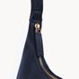 Navy Assots London Navy 'LARA' Pebble Grain Real Leather Shoulder Bag, Image 4 of 6