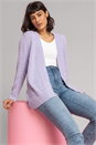 Lilac Tape Stitch Cardigan, Image 5 of 5