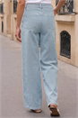 Navy  Petite Stripe Cropped Jeans, Image 3 of 4