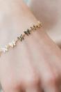 Gold Butterfly Charm Thin Bracelet, Image 1 of 2