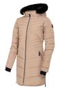 Beige Striking IIII Mid Length Padded Jacket, Image 3 of 4