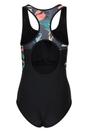 Black Take The Plunge Floral Swimsuit, Image 2 of 6