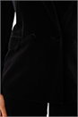 Black Velvet Double Breasted Blazer, Image 5 of 6