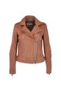 Brown Ashwood Leather Brown 'Ciara' Real Leather Biker Jacket, Image 2 of 5