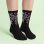 Multi 6 Pairs Ladies Floral Pattern Socks - Soft Cotton Rich Everyday Socks, Image 3 of 3