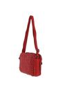 Red 'Perfezione' Three Section Vintage Woven Leather Shoulder Bag, Image 2 of 3