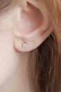 Silver Mia Gioielli Silver Sterling Silver Four Leaf Clover Studs, Image 2 of 3