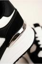 Black iKrush Black Amber Womens Chunky Platform Trainers, Image 2 of 3