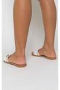 White 3694 White Ariah Open Toe Flat Sandals, Image 4 of 8