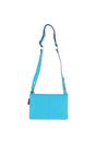 Light Blue Ashwood Leather Light Blue 'Squisita' Two Sections Real Leather Shoulder Bag, Image 3 of 4
