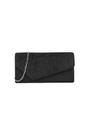 Black Luxe Metallic Clutch, Image 2 of 2