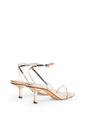Silver Natalya Silver Square Toe Stiletto Mid Heels, Image 3 of 4