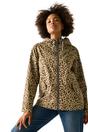 Multi Regatta Multi Bayletta Leopard Print Waterproof Jacket, Image 4 of 4