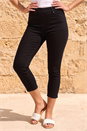 Black Petite Stretch Crop Denim Jegging, Image 1 of 4