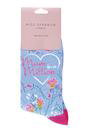 Blue 1 Pack Novelty Mum in a Million Bamboo Socks, Image 2 of 3