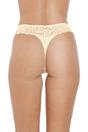 Ivory 6 Pack Floral Lace Thong, Image 3 of 5