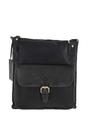 Grey Vintage Small Leather Shoulder Bag, Image 1 of 4