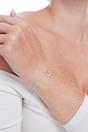 Silver Sterling Silver Whale Tail Bracelet, Image 2 of 3