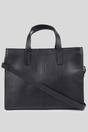 Black Ashwood Leather Black 'Sogno di Pelle' Real Leather Tote Bag, Image 3 of 4
