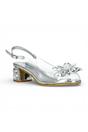 Silver Women’s Cinderella Heel Sandals-Mily-22, Image 2 of 7