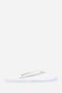 White Where's That From White Giuliana Glitter Toe Post Flip Flops, Image 2 of 6
